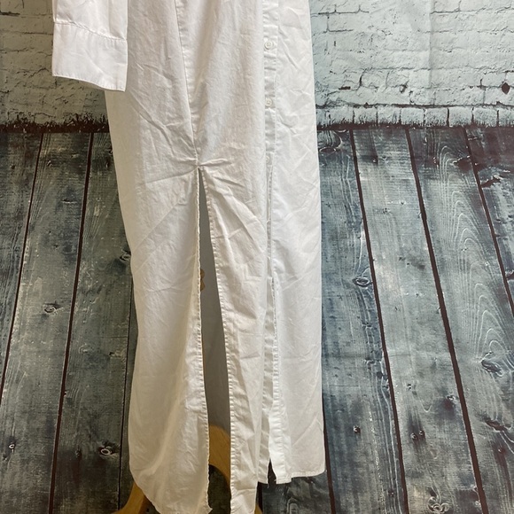 Summersalt Crisp Perfect Boyfriend Shirt Dress Sz S Organic Vacation Resortwear - Picture 7 of 16